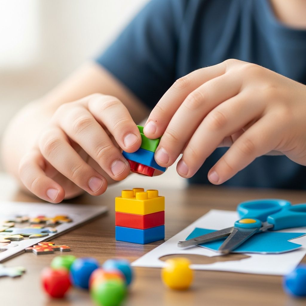 Understanding fine motor skill development from birth through adulthood with practical examples.