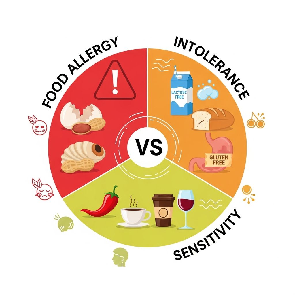 Understanding the critical differences between food allergies, intolerances, and sensitivities for better health management.