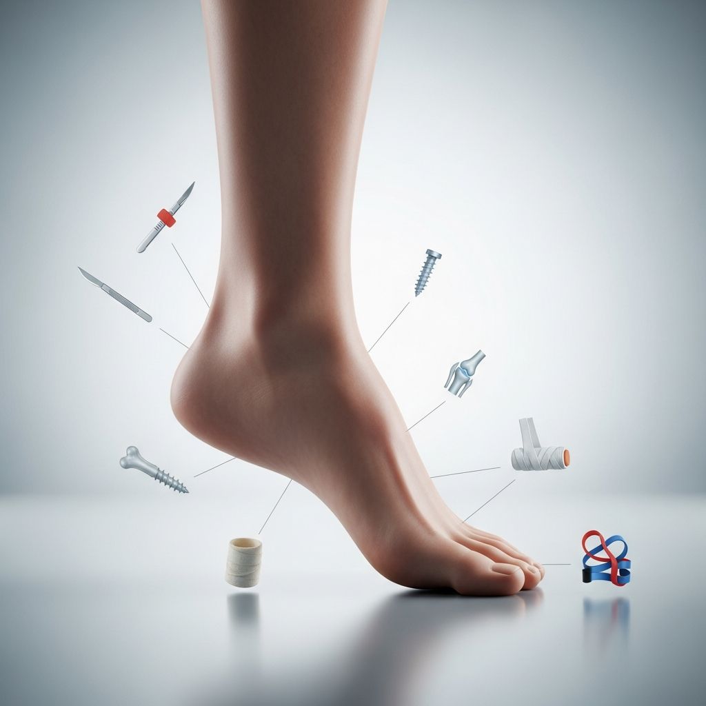 Comprehensive guide to foot and ankle surgical procedures, recovery, and specialized care.