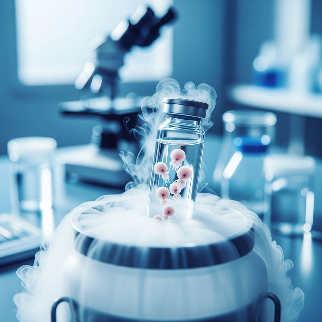 Comprehensive guide to embryo cryopreservation for fertility preservation and family planning.
