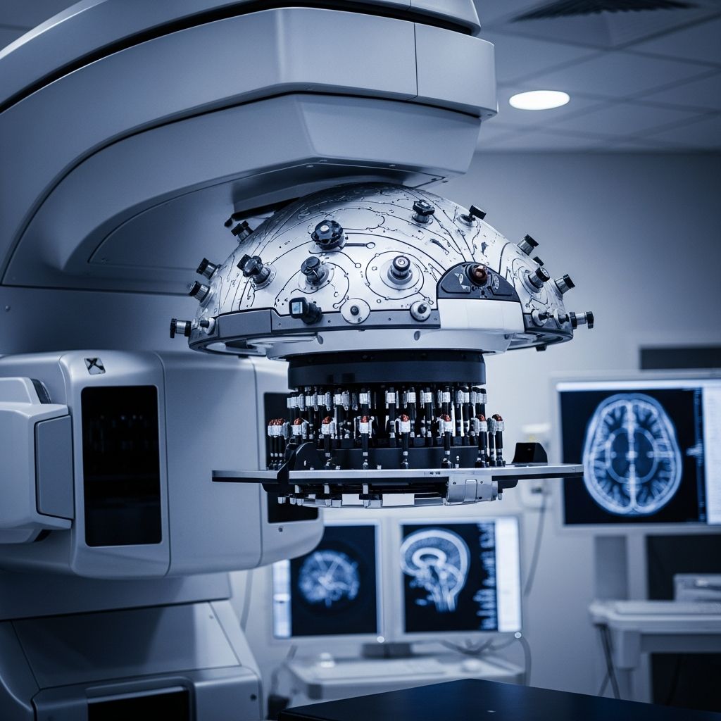Precision radiation therapy for brain tumors and neurological conditions.