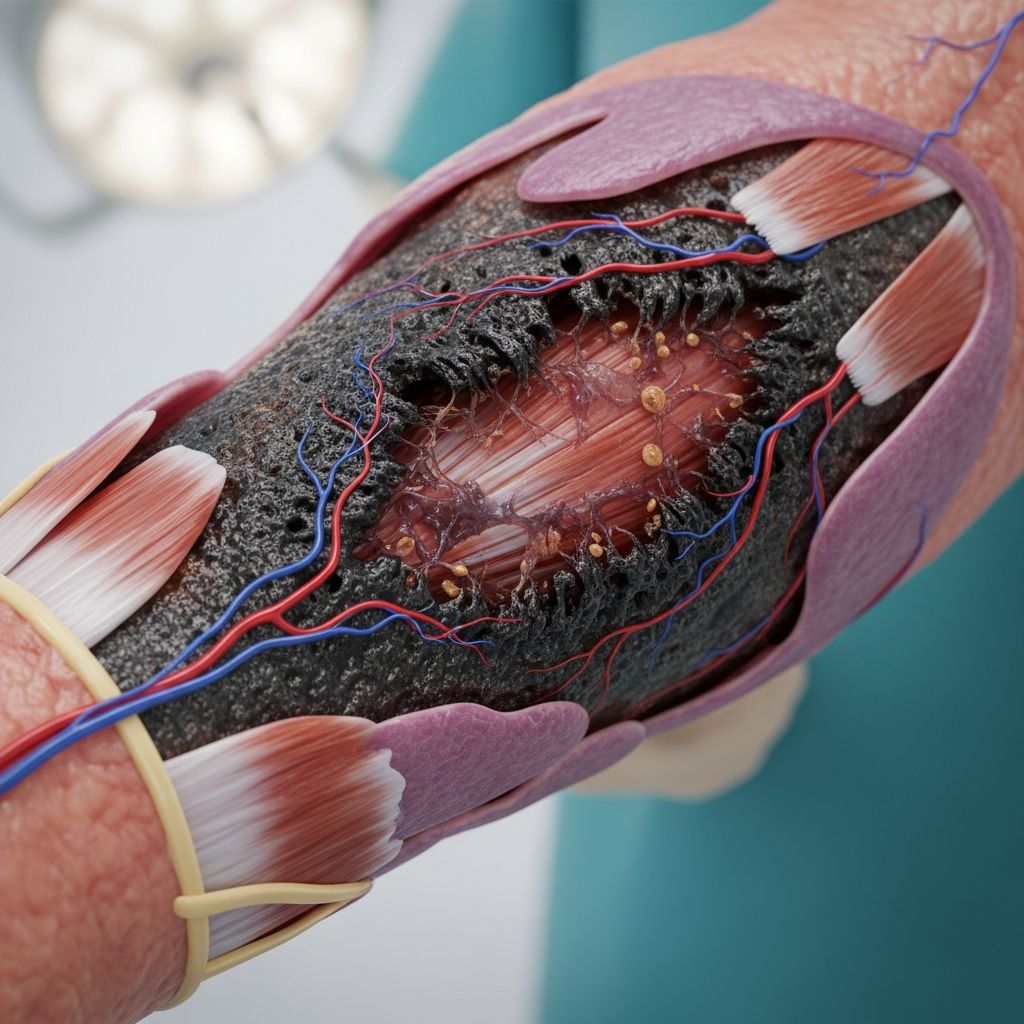 Understanding gangrene: A comprehensive guide to this serious tissue death condition and emergency care.