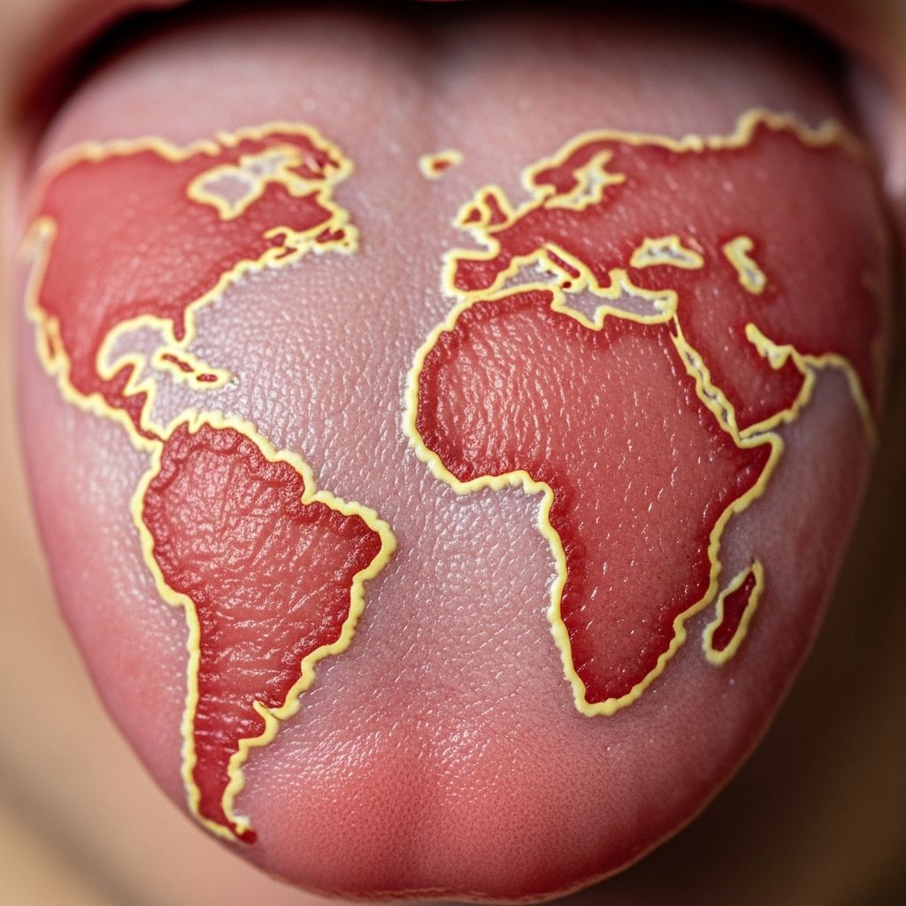 Understanding geographic tongue: A benign condition with distinctive map-like patches on your tongue.
