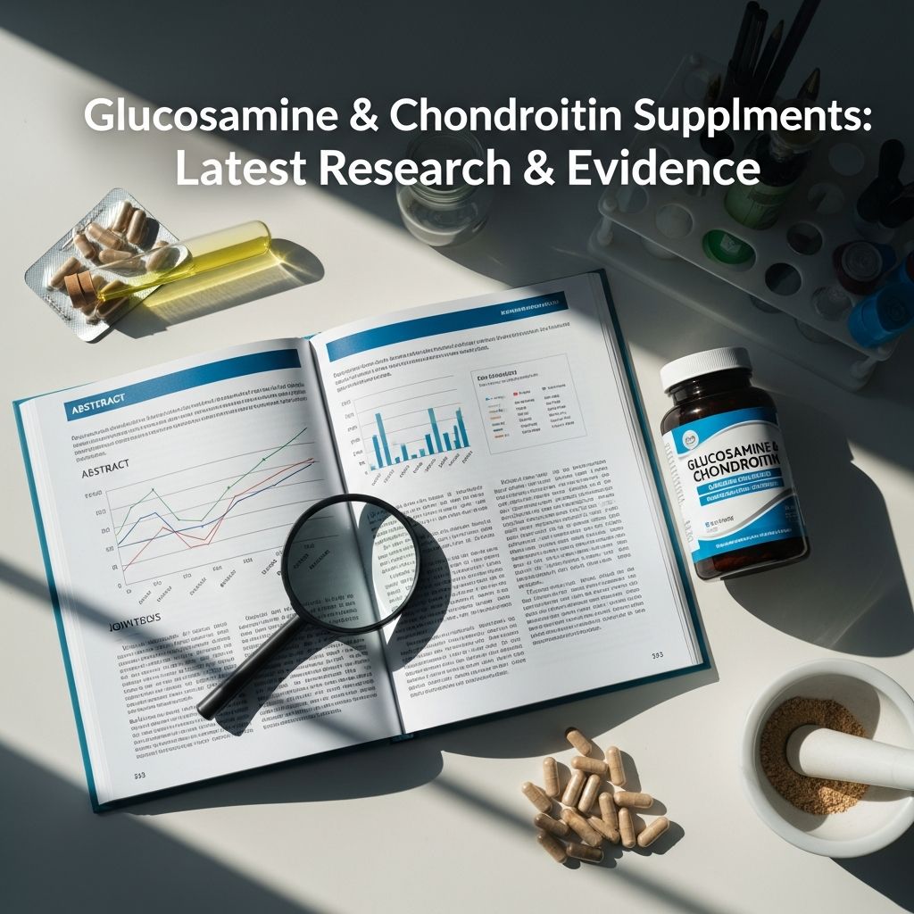 Understanding the latest research on glucosamine and chondroitin supplements for joint health.