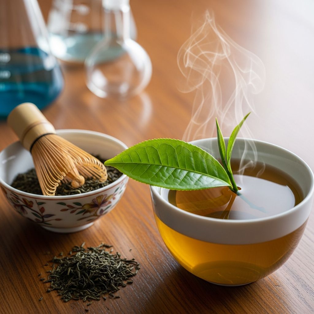 Explore the scientifically-proven health benefits of green tea and its role in wellness.