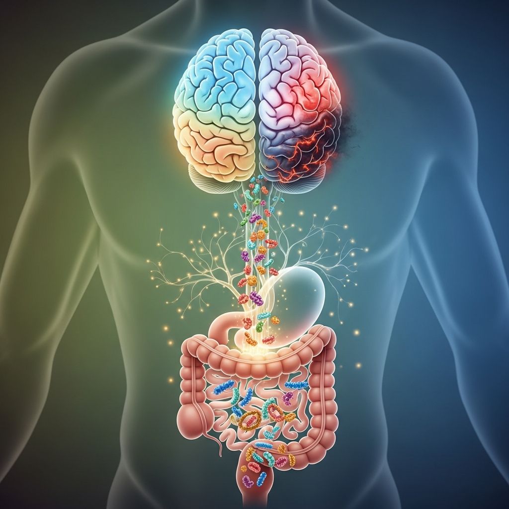 Discover how your gut microbiome influences mood, cognition, and neurological health through the gut-brain axis.