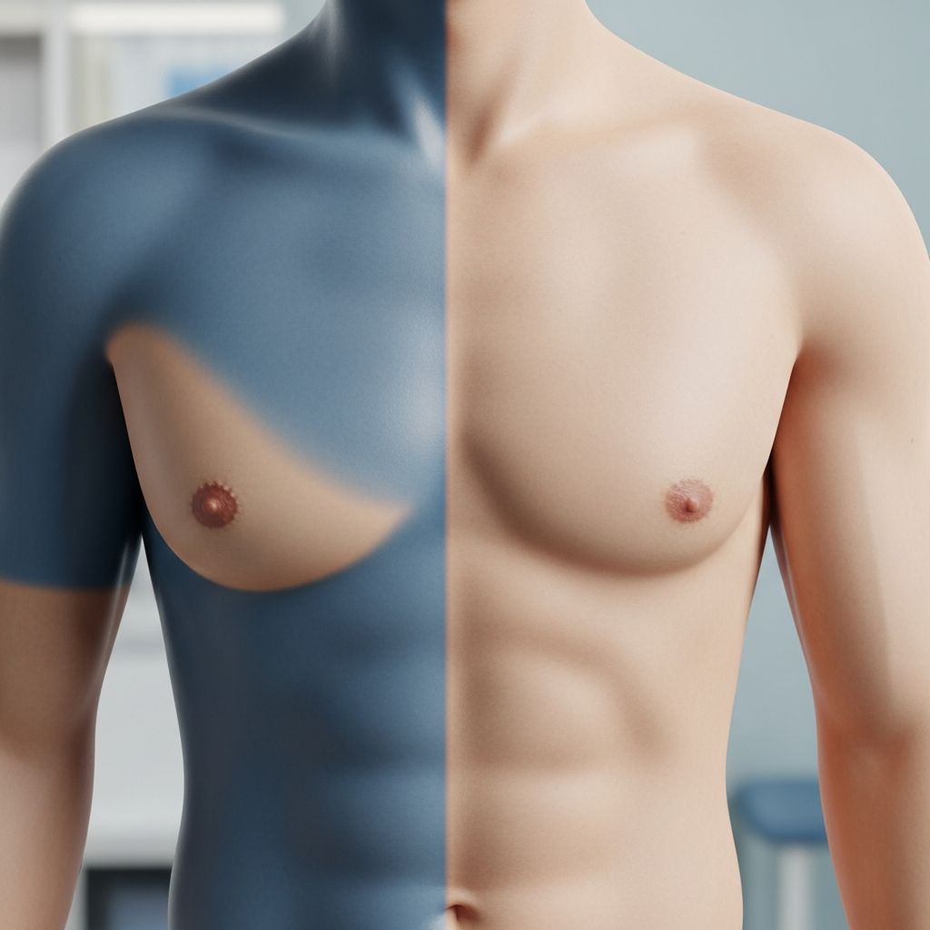 Understanding enlarged male breast tissue: causes, diagnosis, and effective treatment solutions.