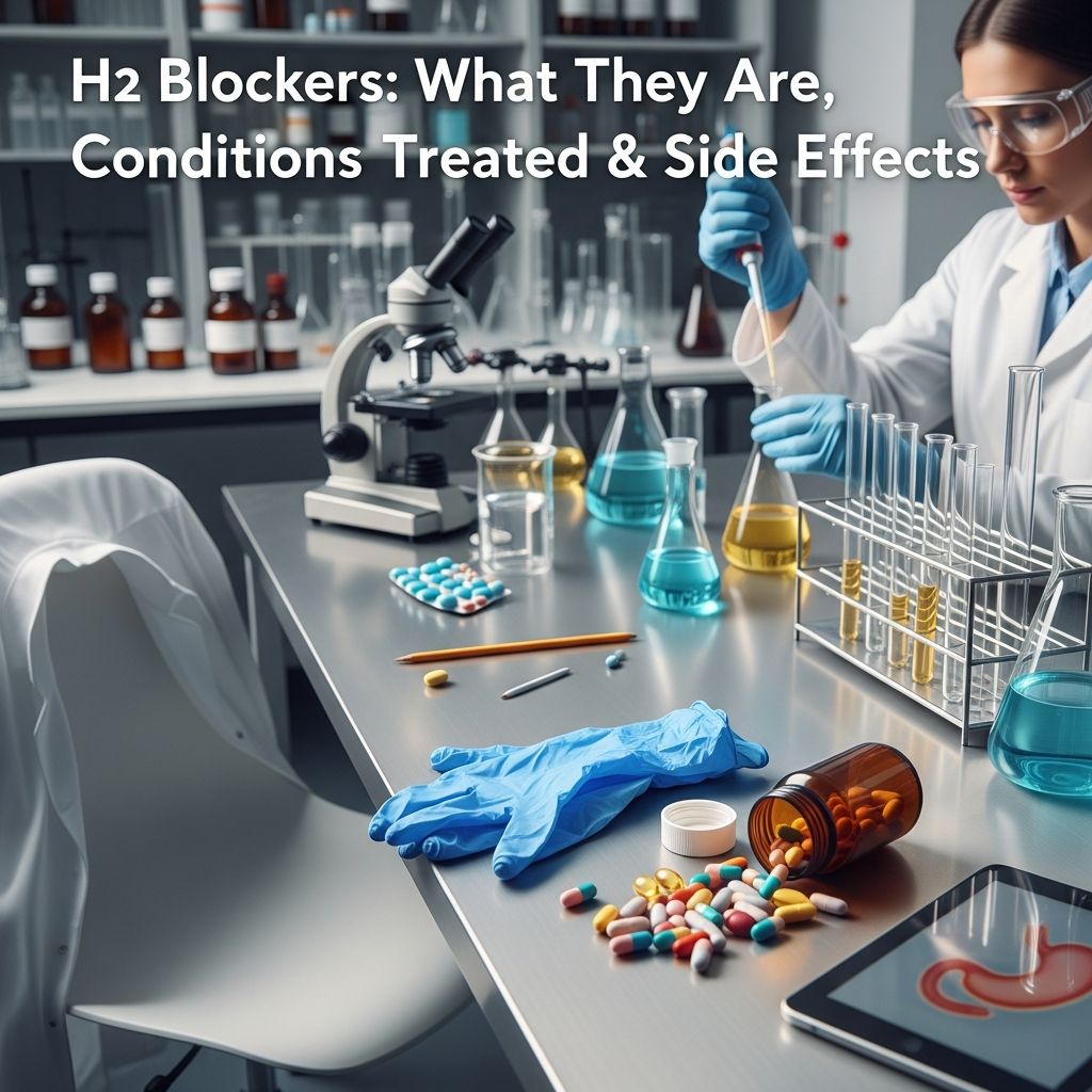 Complete guide to H2 blockers: how they work, conditions they treat, and potential side effects.