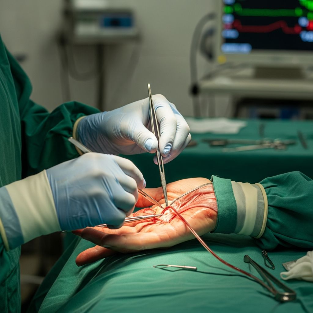 Comprehensive guide to hand surgery treatments, diagnostic procedures, and recovery.