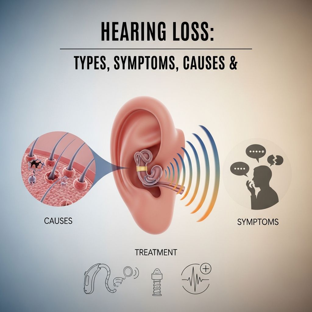 Understanding hearing loss: explore types, causes, symptoms, and effective treatment options available.