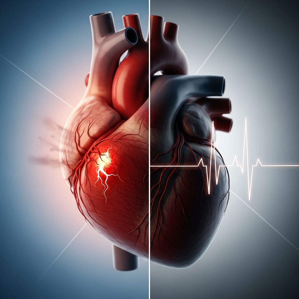 Understand the critical differences between heart attacks and cardiac arrest to recognize symptoms and seek emergency care.