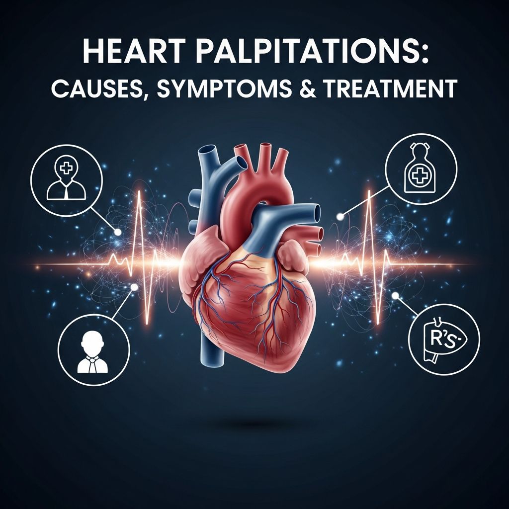 Understanding heart palpitations: Learn about causes, symptoms, diagnosis, and when to seek medical care.