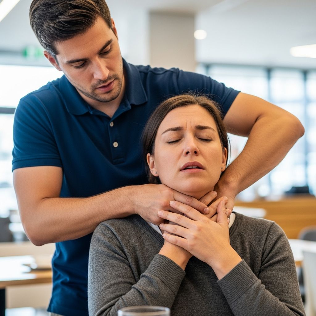 Heimlich Maneuver: Emergency Choking First Aid Learn how to perform the life-saving Heimlich maneuver for conscious choking victims.