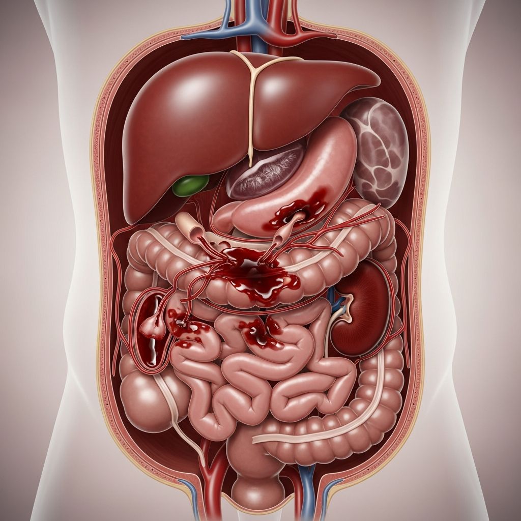 Understanding hemoperitoneum: internal bleeding in the abdominal cavity explained.