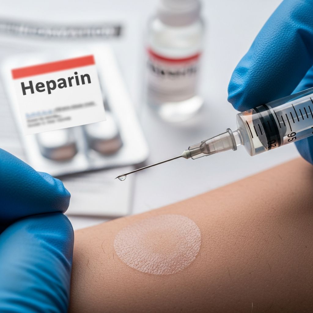 Complete guide to heparin injection: how it works, when it's used, and what to expect.