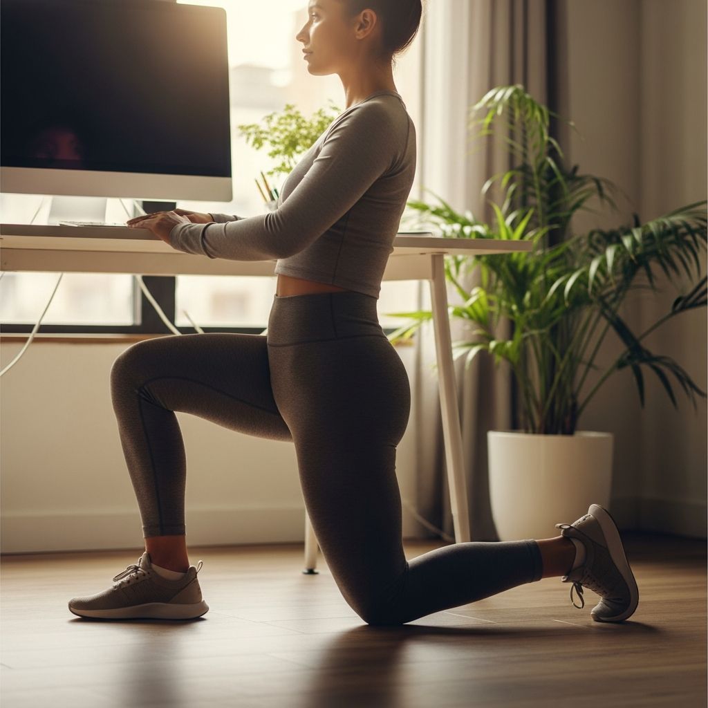 Combat sitting-related pain with effective hip flexor stretches for better mobility and health.