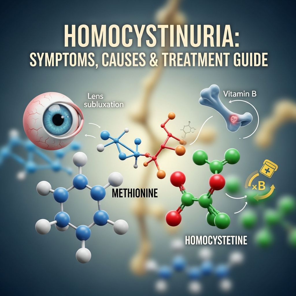 Understanding homocystinuria: genetic disorder affecting amino acid metabolism and blood health.