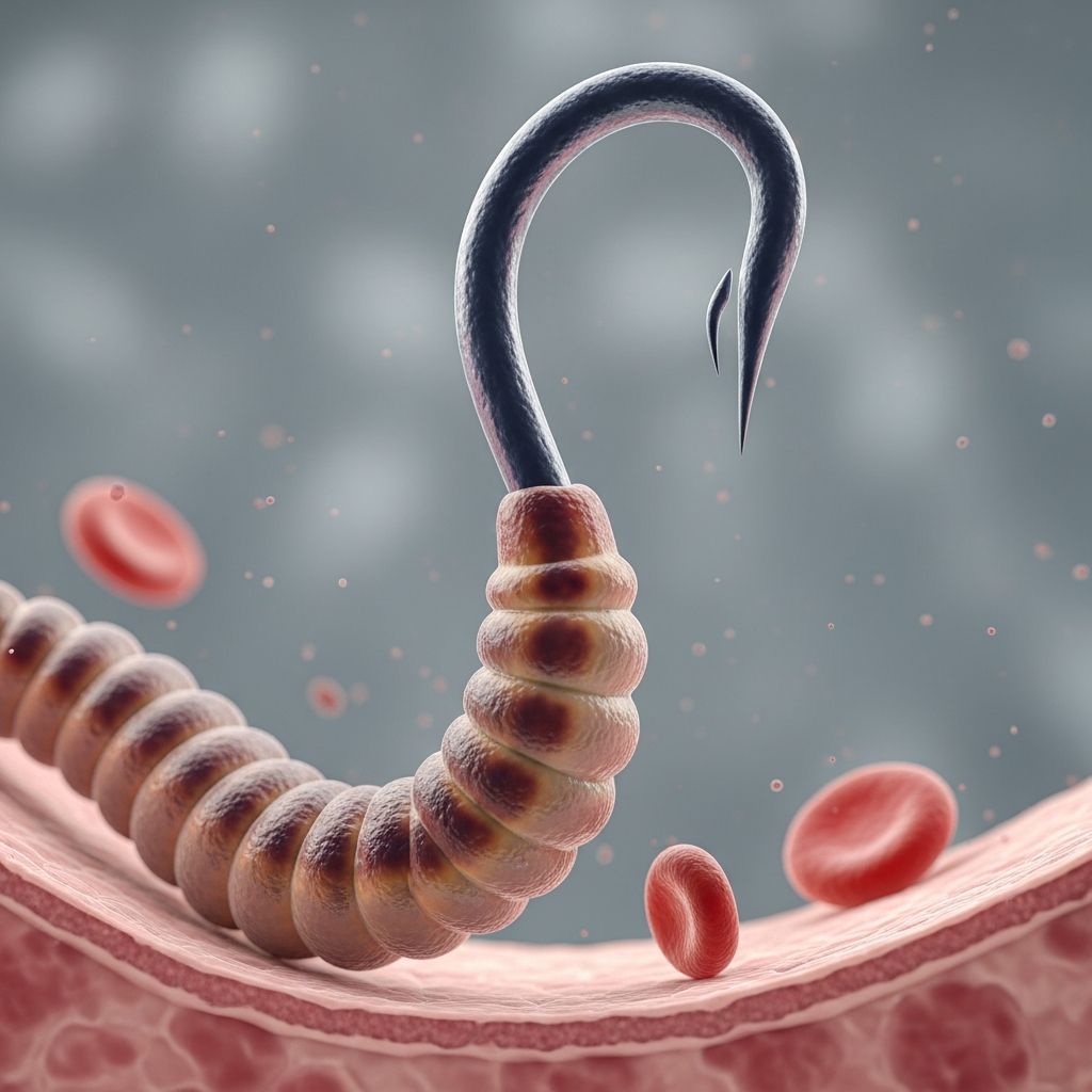 Understanding hookworm disease: its symptoms, causes, diagnosis, treatment, and prevention strategies.