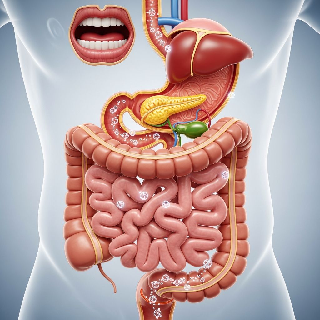 Understand the complete digestive process from mouth to intestines and optimize your health.