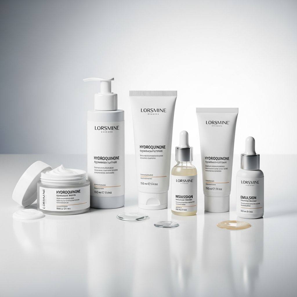 Complete guide to hydroquinone skin treatments: uses, benefits, side effects, and application methods.