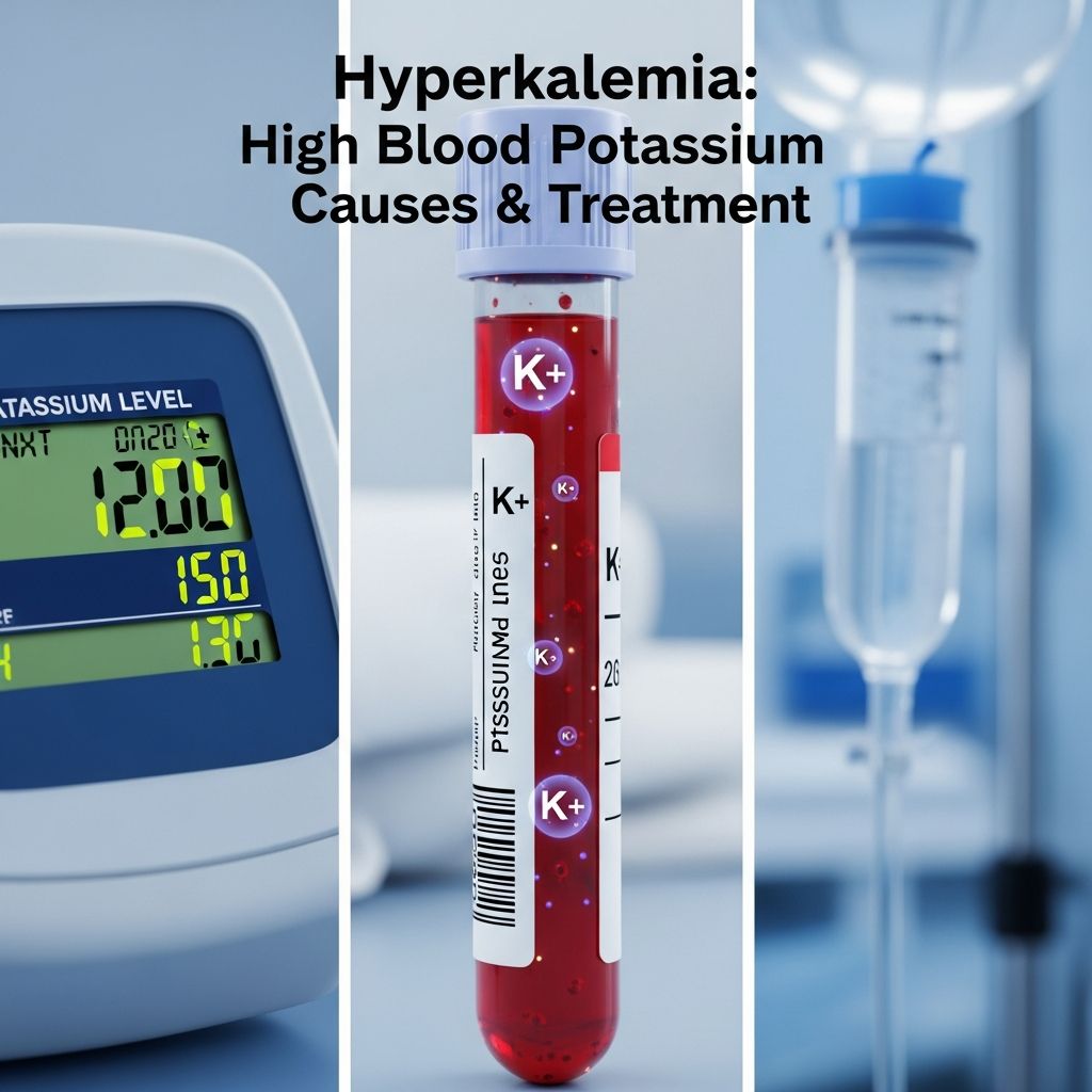 Understanding hyperkalemia: causes, symptoms, diagnosis, and effective treatment options for high blood potassium levels.