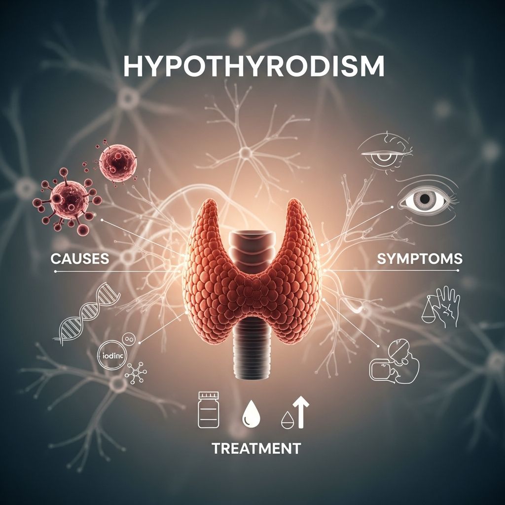Hypothyroidism: Causes, Symptoms, and Treatment Understand hypothyroidism, its symptoms, causes, and effective treatment options for managing this common thyroid disorder.