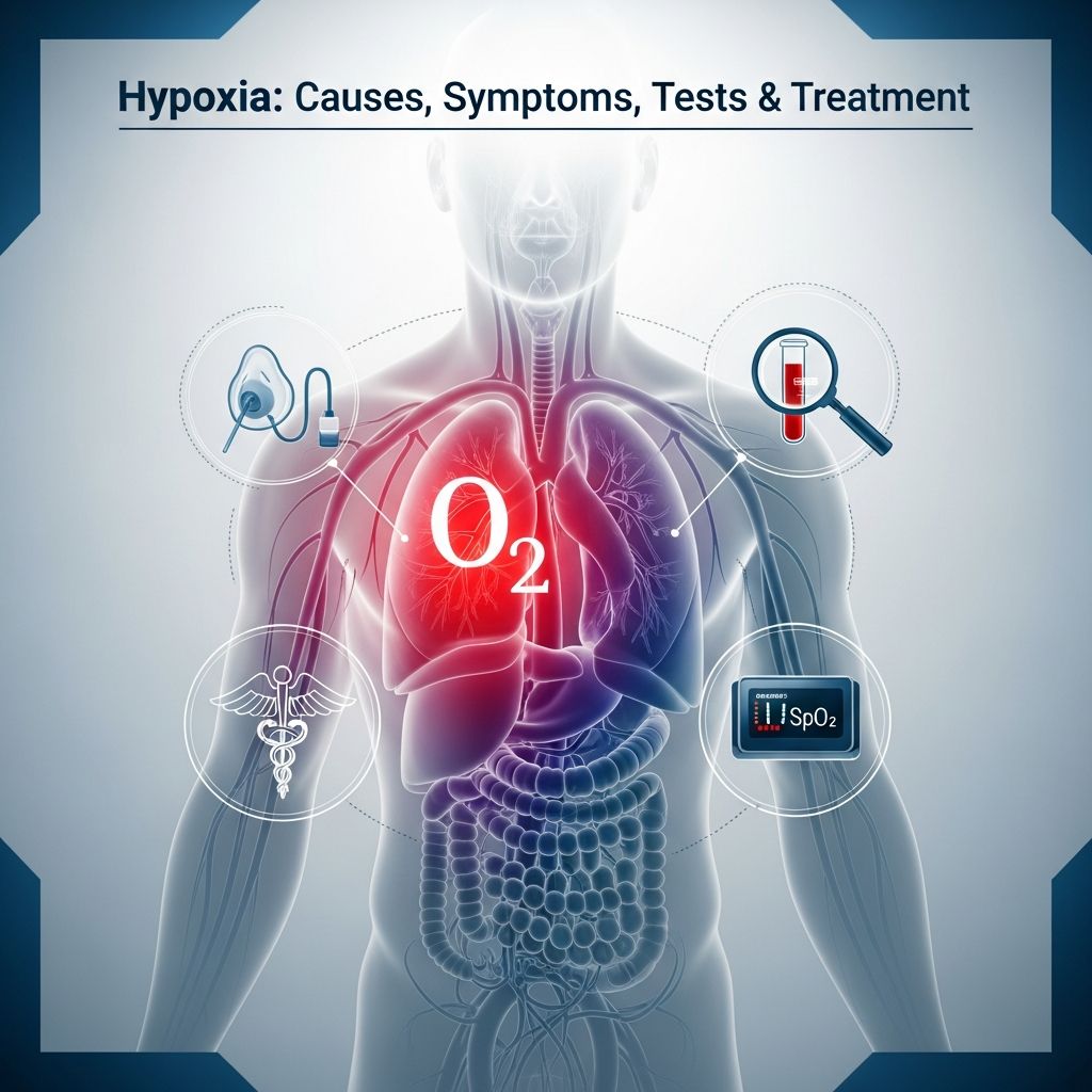 Understanding hypoxia: low oxygen levels, symptoms, diagnosis, and emergency treatment options.