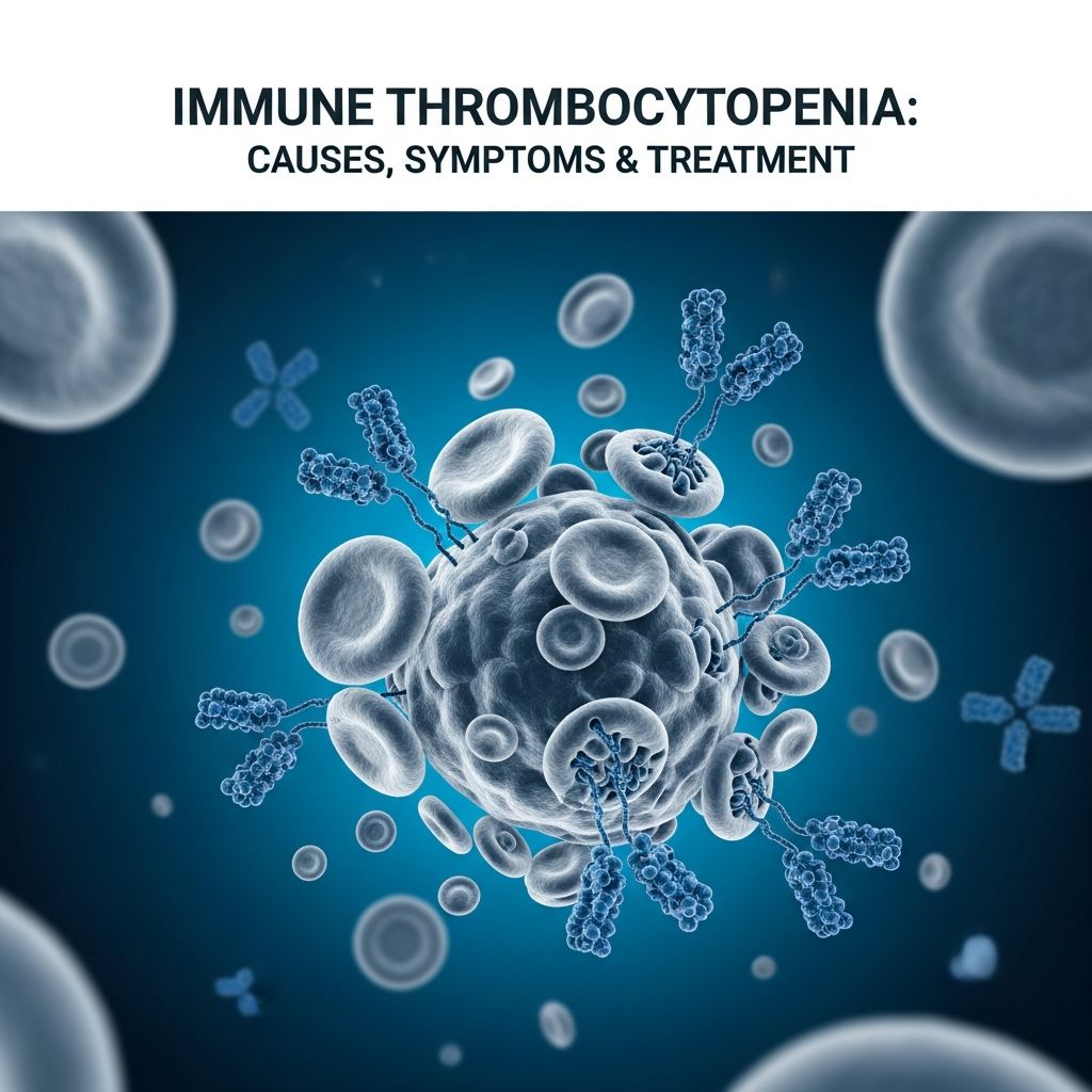 Immune Thrombocytopenia: Causes, Symptoms & Treatment Comprehensive guide to immune thrombocytopenia: understanding ITP, its symptoms, diagnosis, and evidence-based treatment options.