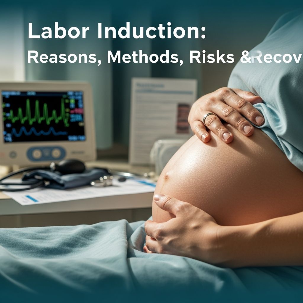 Complete guide to labor induction: understand why it's recommended, methods used, potential risks, and what to expect during recovery.