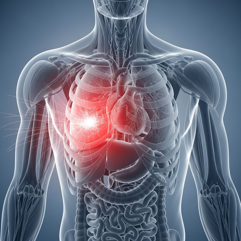 Understanding left-side chest pain: Heart, lung, and digestive causes explained.