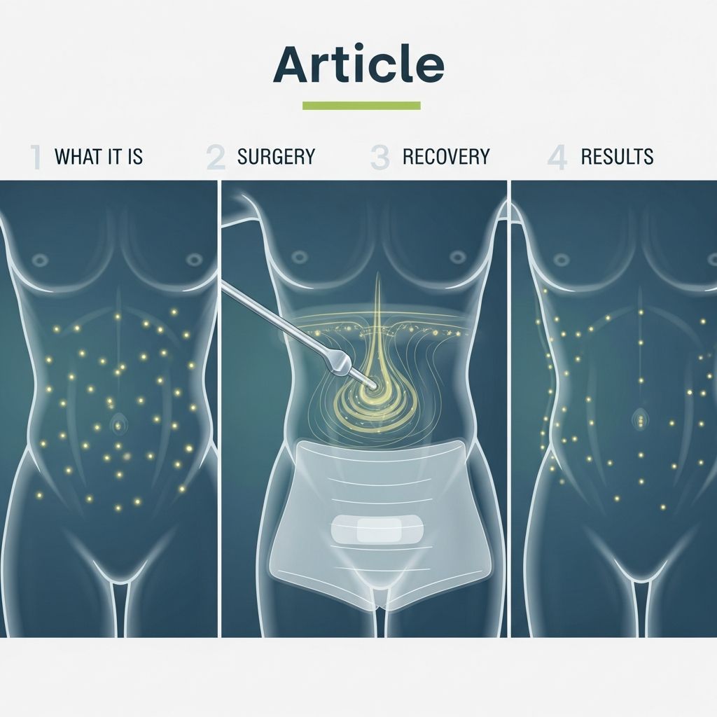 Complete guide to liposuction surgery: techniques, preparation, recovery, and expected results.