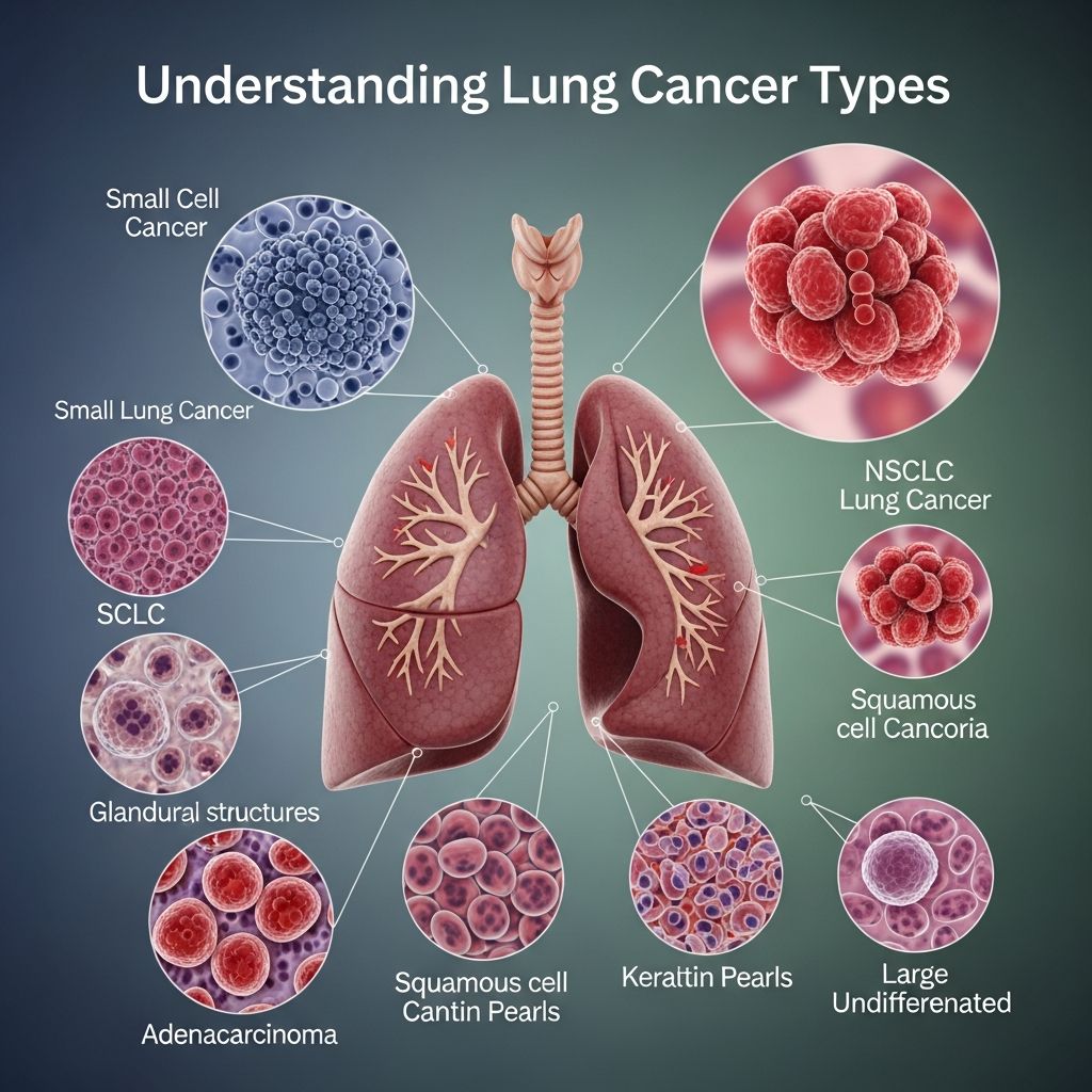 Comprehensive guide to lung cancer types, classifications, and treatment options.