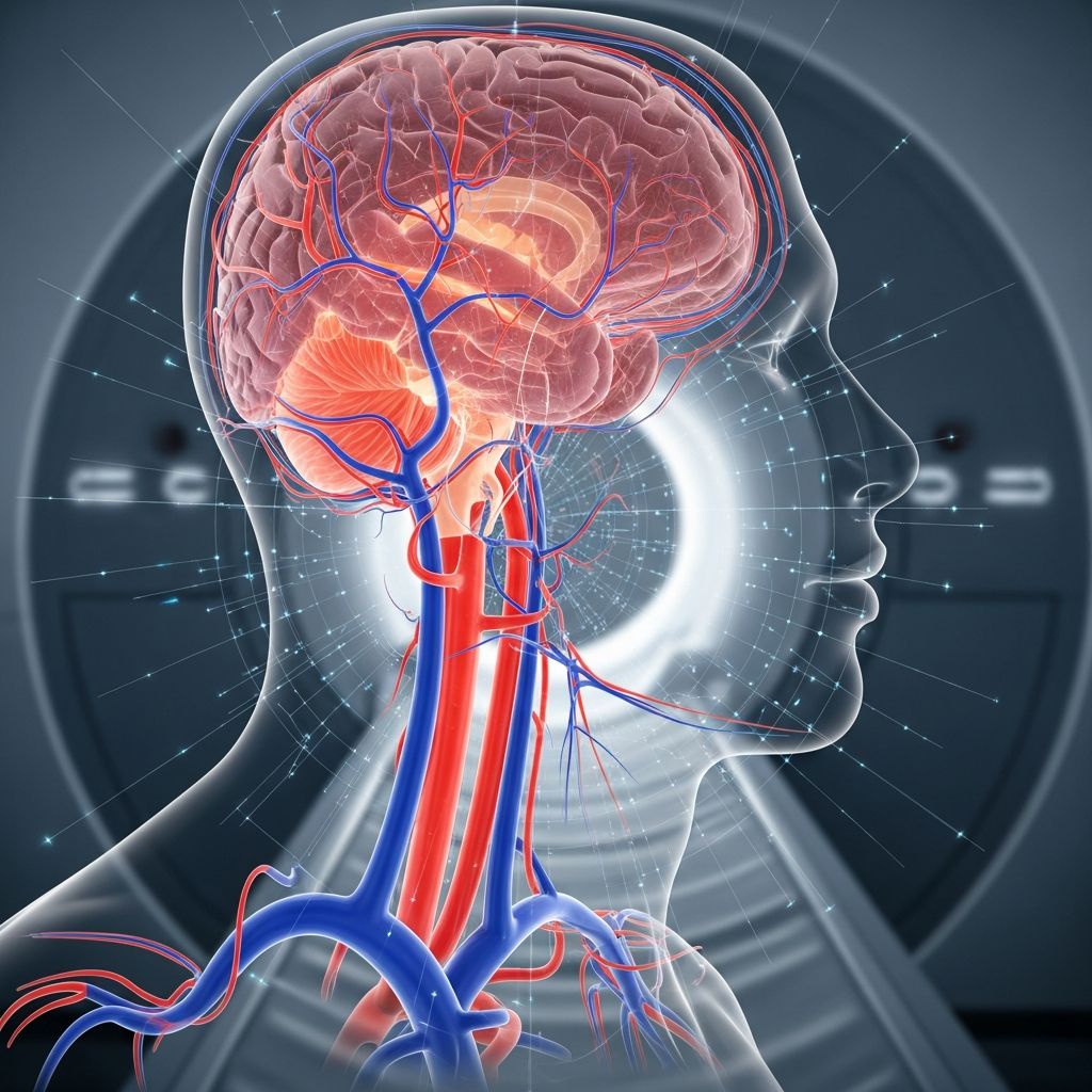 Non-invasive vascular imaging using magnetic fields to visualize blood vessels and detect abnormalities.