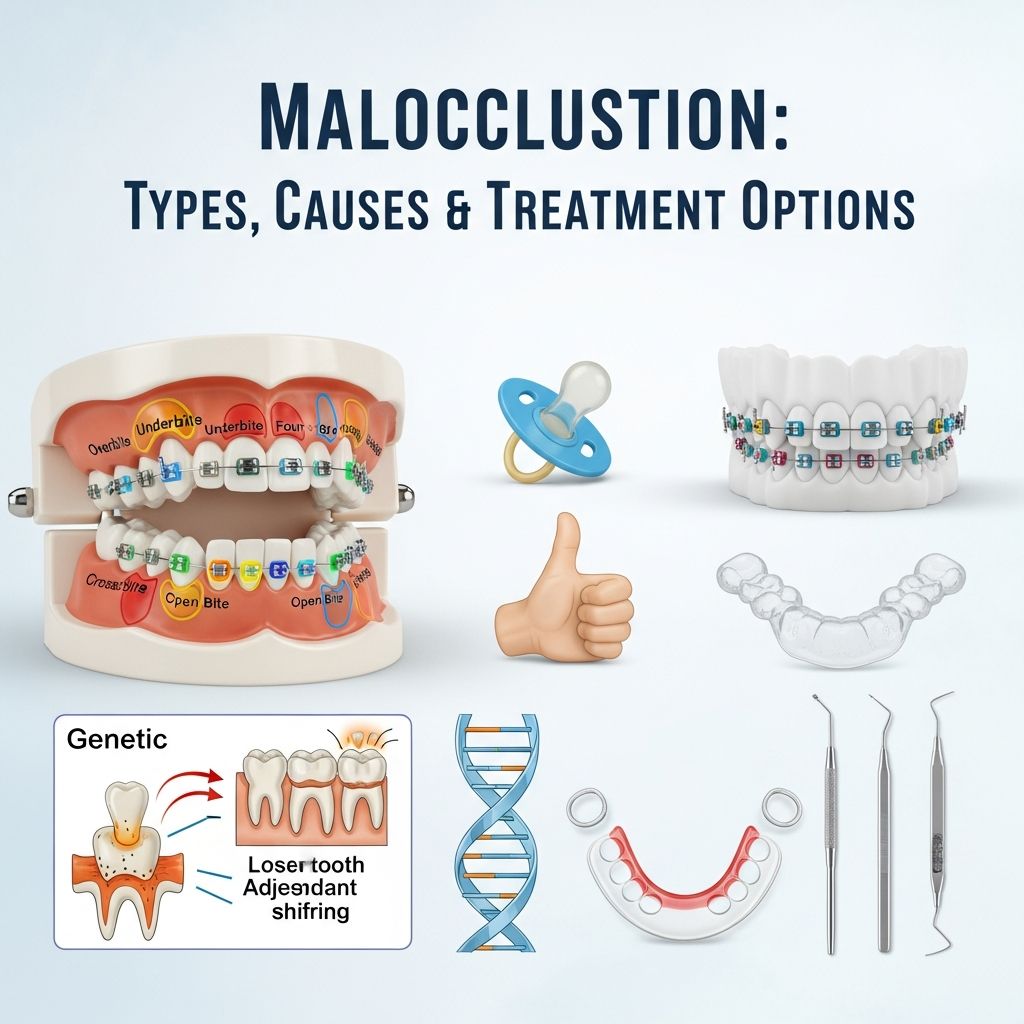 Malocclusion: Types, Causes & Treatment Options Understanding misaligned bites: Comprehensive guide to malocclusion diagnosis and orthodontic solutions.