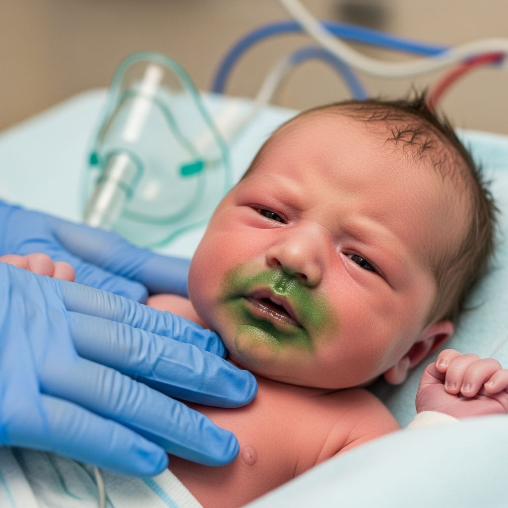 Understanding meconium aspiration syndrome in newborns: causes, symptoms, diagnosis, and treatment options.