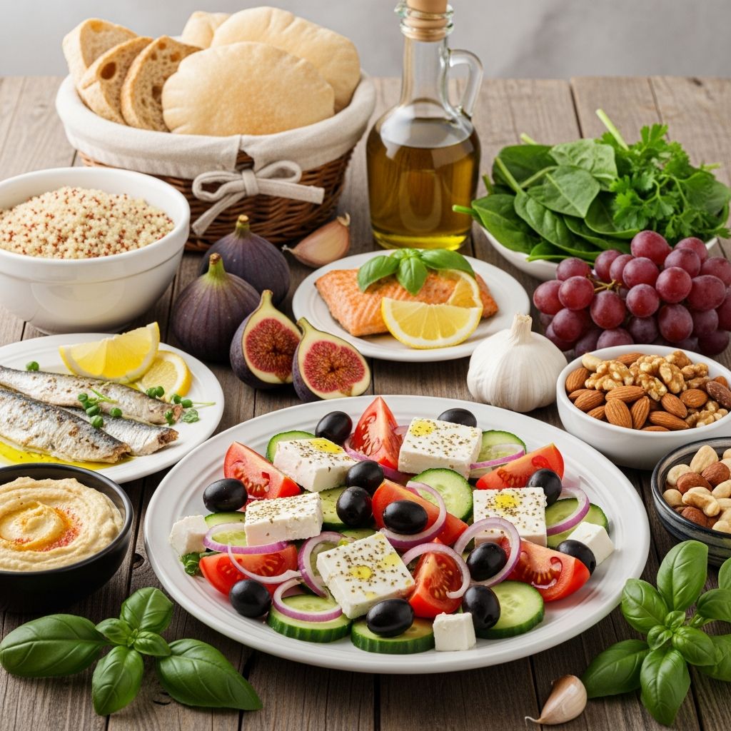 Discover the Mediterranean diet: plant-based foods, healthy fats, and proven cardiovascular benefits.