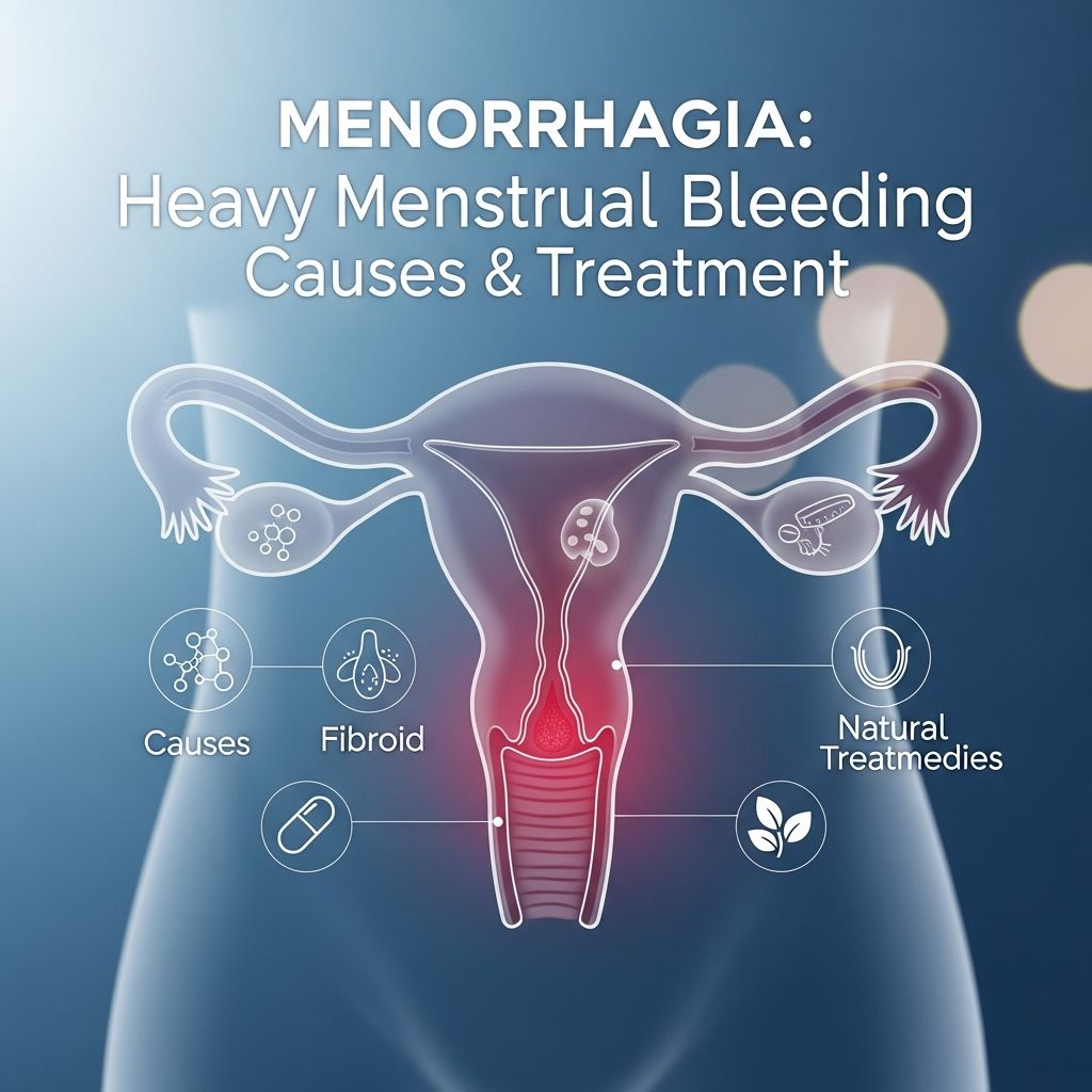 Menorrhagia: Heavy Menstrual Bleeding Causes & Treatment Understand menorrhagia symptoms, causes, and effective treatment options for heavy menstrual bleeding.