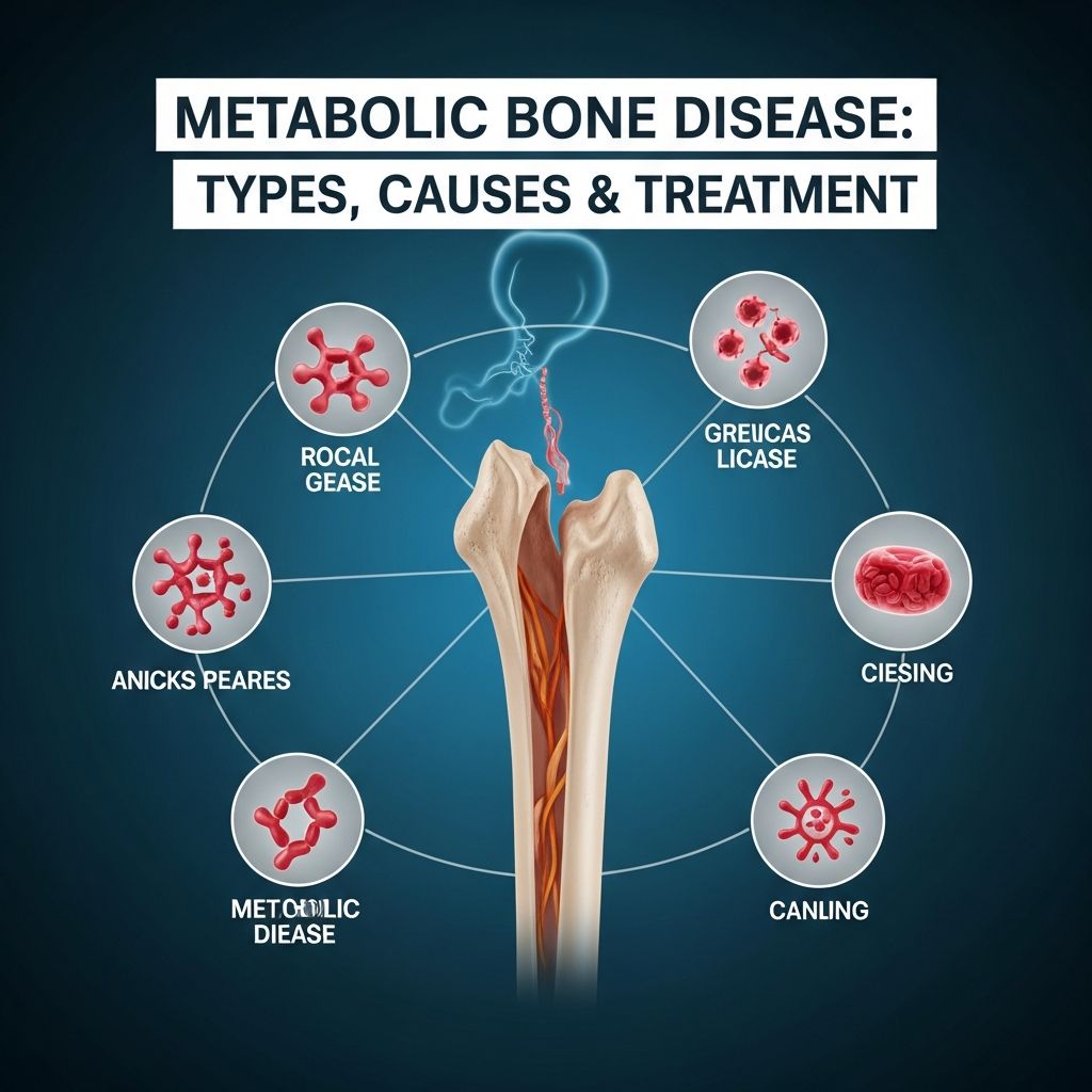 Understanding metabolic bone diseases: causes, symptoms, diagnosis, and comprehensive treatment options.