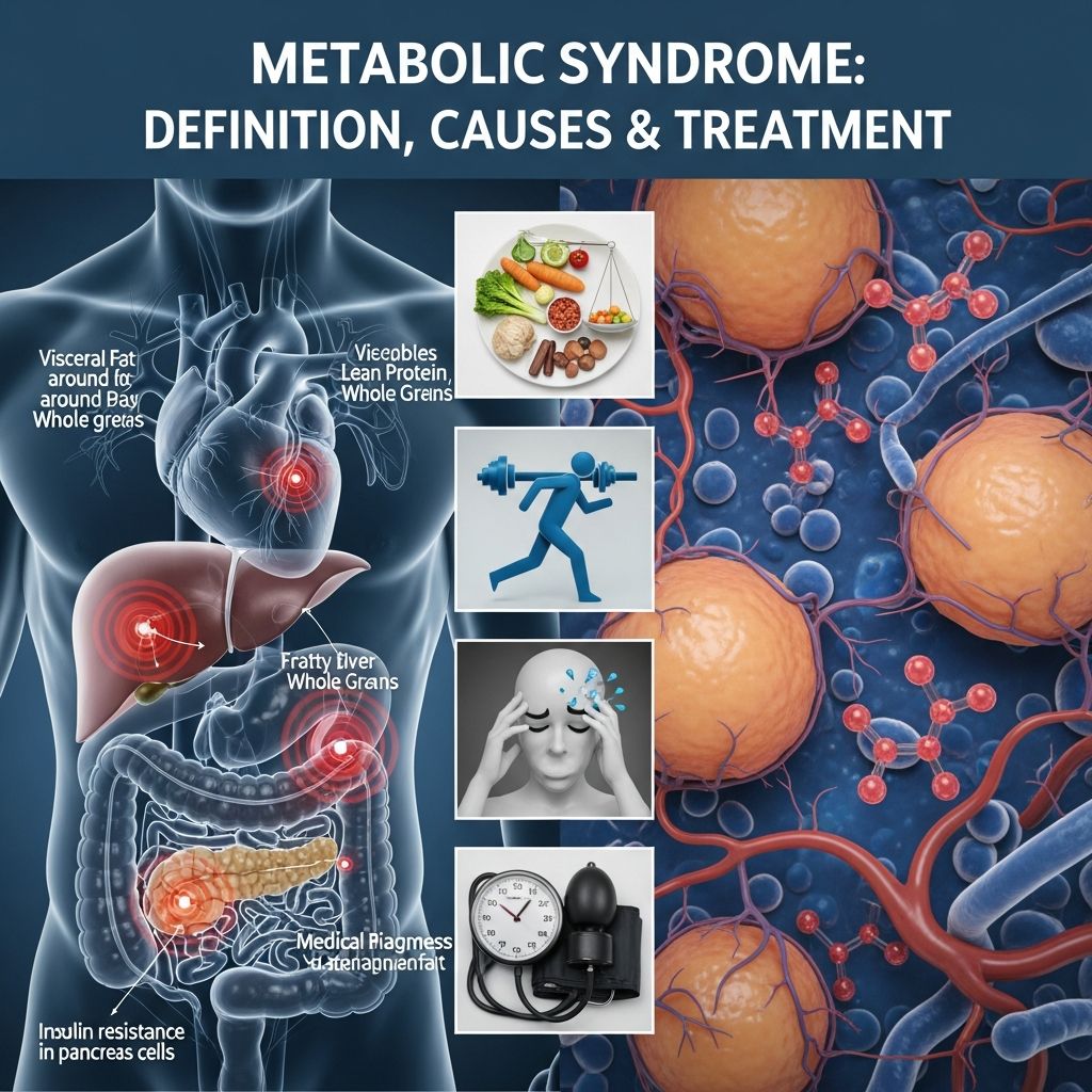 Understand metabolic syndrome, its risk factors, diagnosis, and evidence-based management strategies.