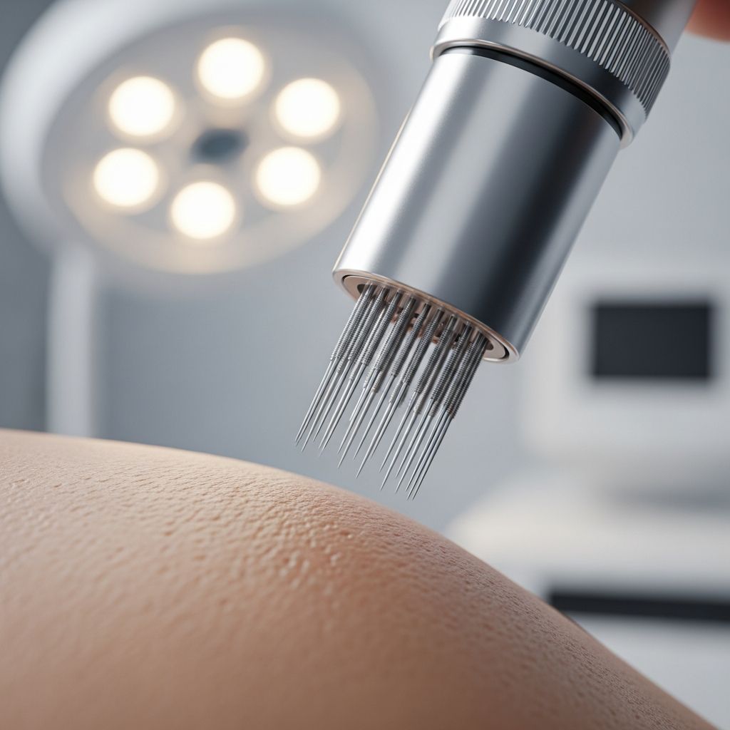 Discover how microneedling treats acne scars, wrinkles, and stretch marks with minimal downtime.