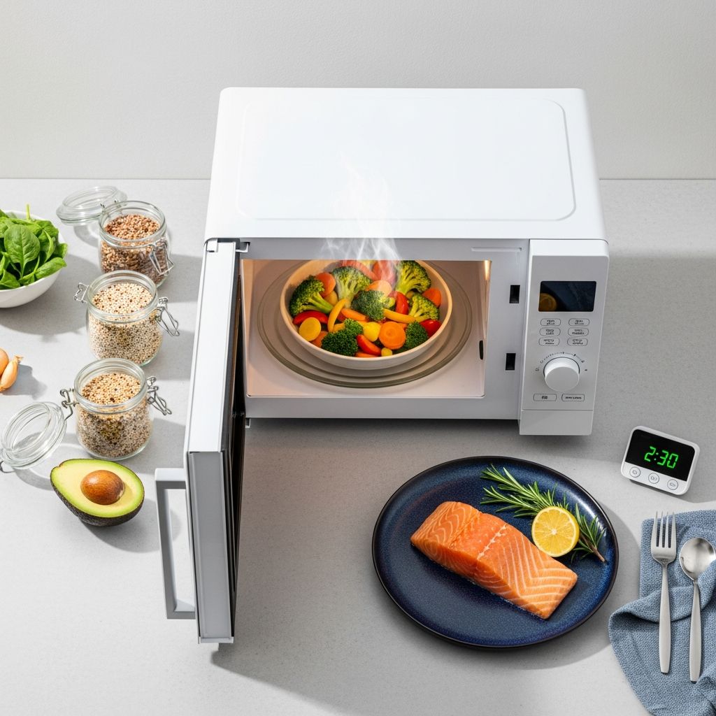 Discover how microwave cooking preserves nutrients better than traditional methods while maintaining food safety standards.