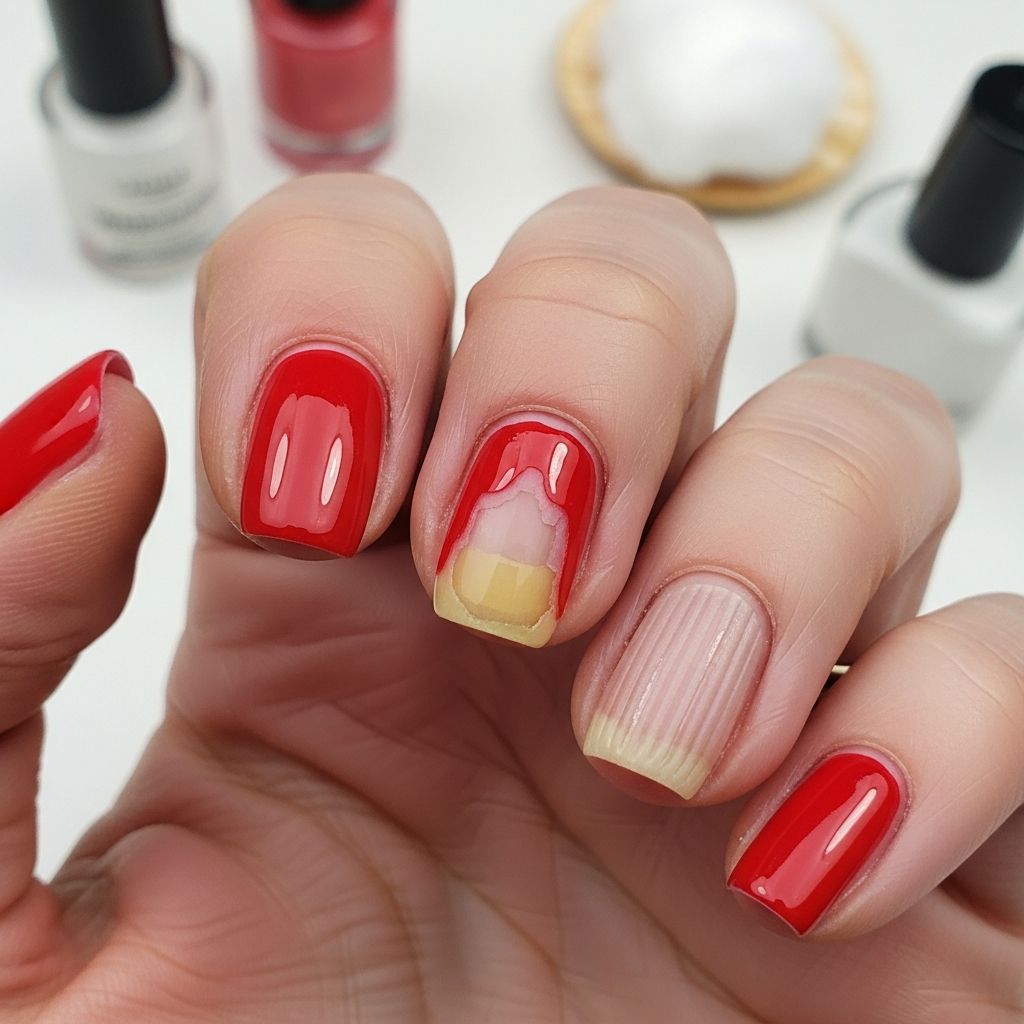 Exploring the hidden health risks of nail polish and protecting your nails from chemical exposure.