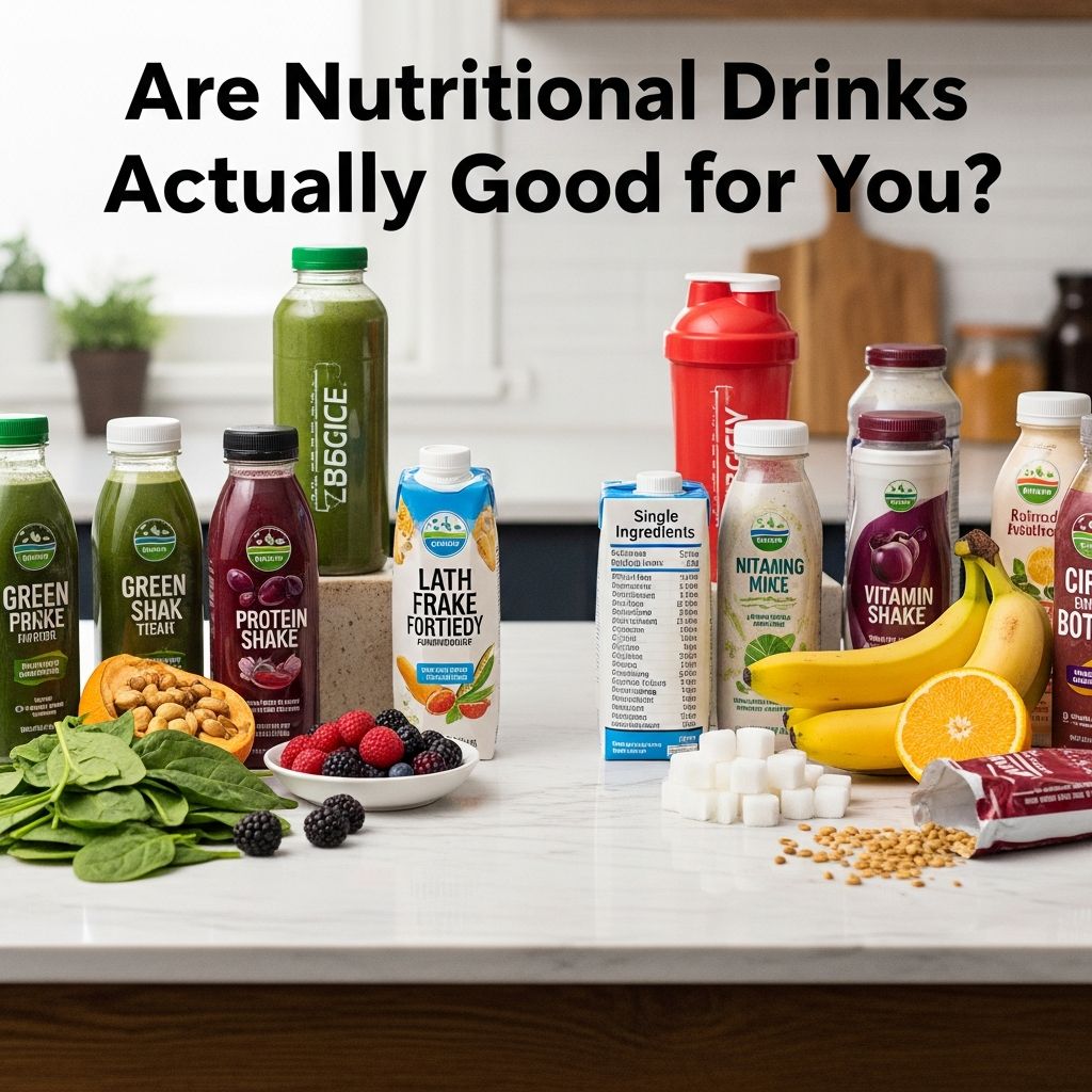 Are Nutritional Drinks Actually Good for You? Discover the truth about nutritional drinks: separating marketing claims from scientific evidence.