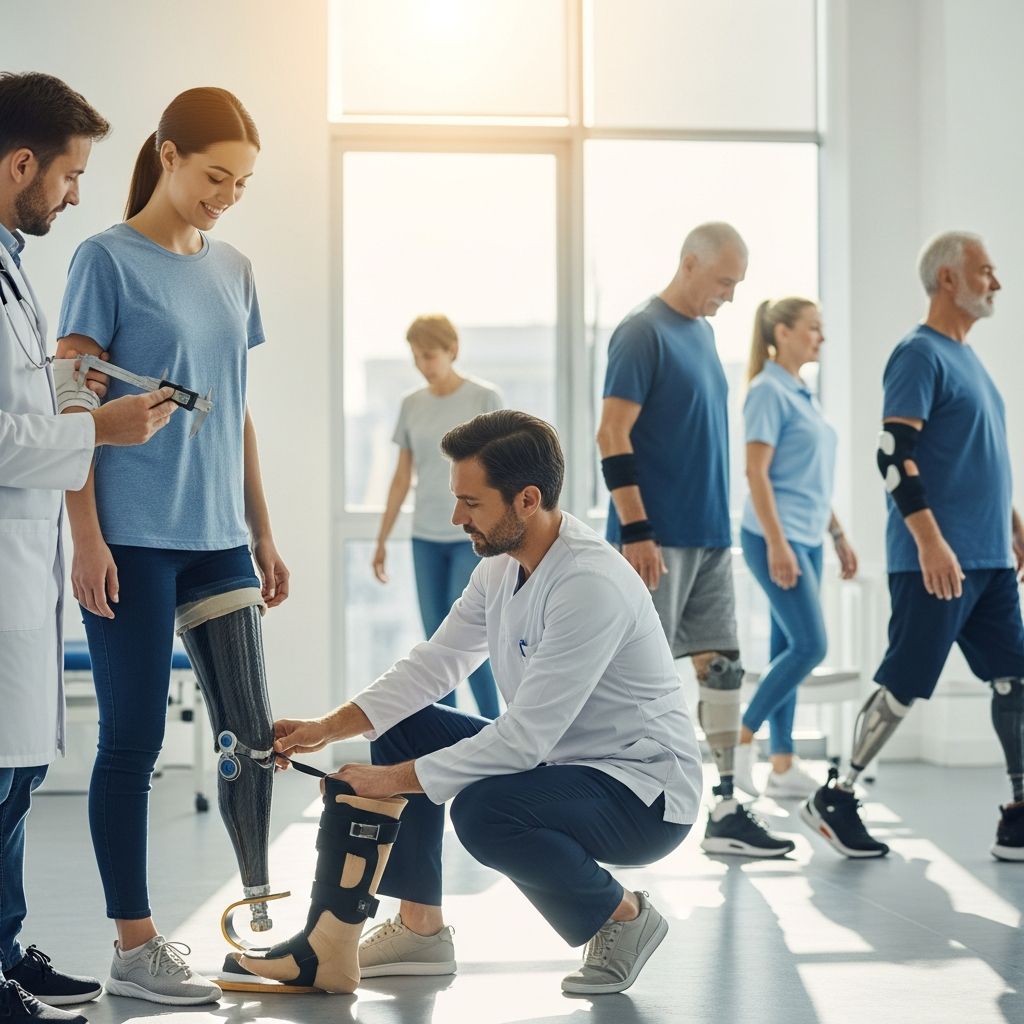 Expert care professionals who design and fit prosthetic and orthotic devices to restore mobility, independence, and quality of life.