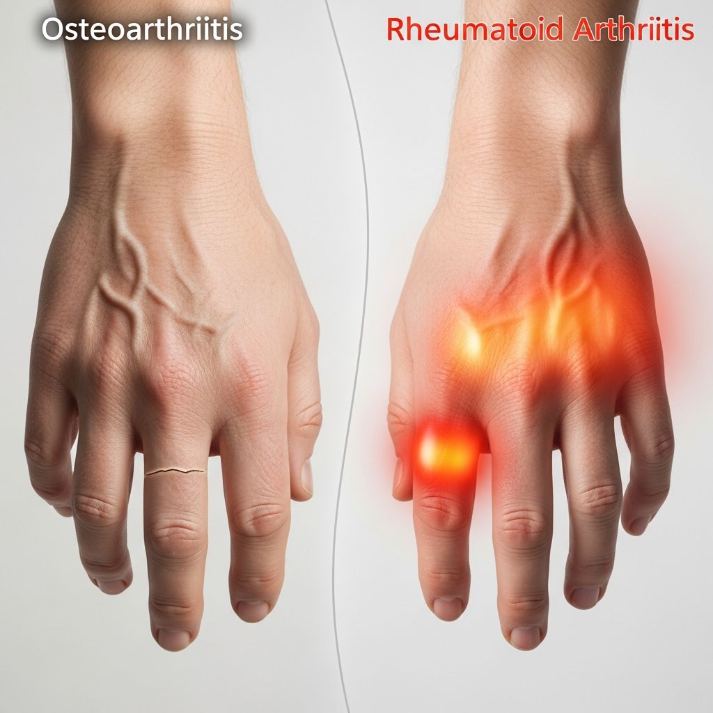 Understanding the distinct causes, symptoms, and treatments of OA and RA for better joint health management.