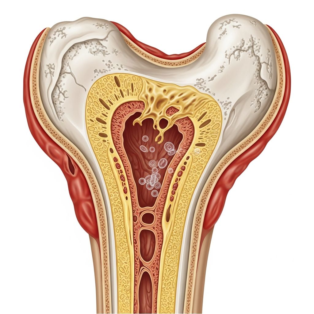 Understanding bone infections: Causes, symptoms, diagnosis, and treatment options for osteomyelitis.