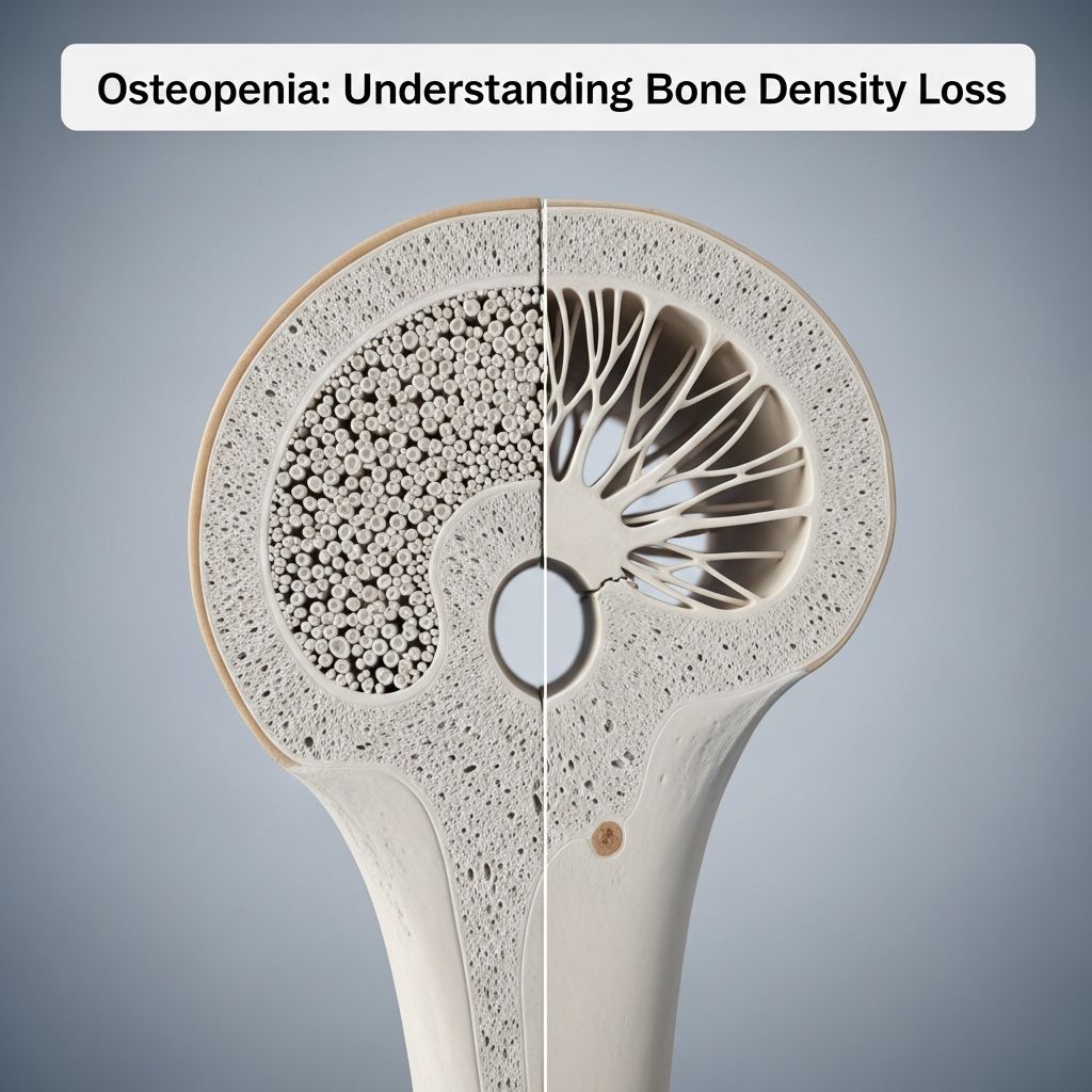 Learn about osteopenia, its causes, symptoms, diagnosis, and treatment options for healthier bones.