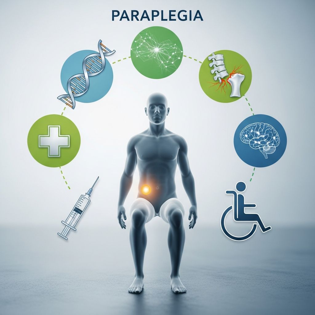 Complete guide to paraplegia: understanding causes, symptoms, types, and evidence-based treatment options.