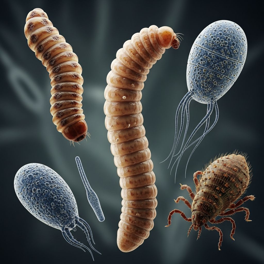 Understanding parasitic infections: transmission routes, symptoms, diagnosis and evidence-based treatment options.