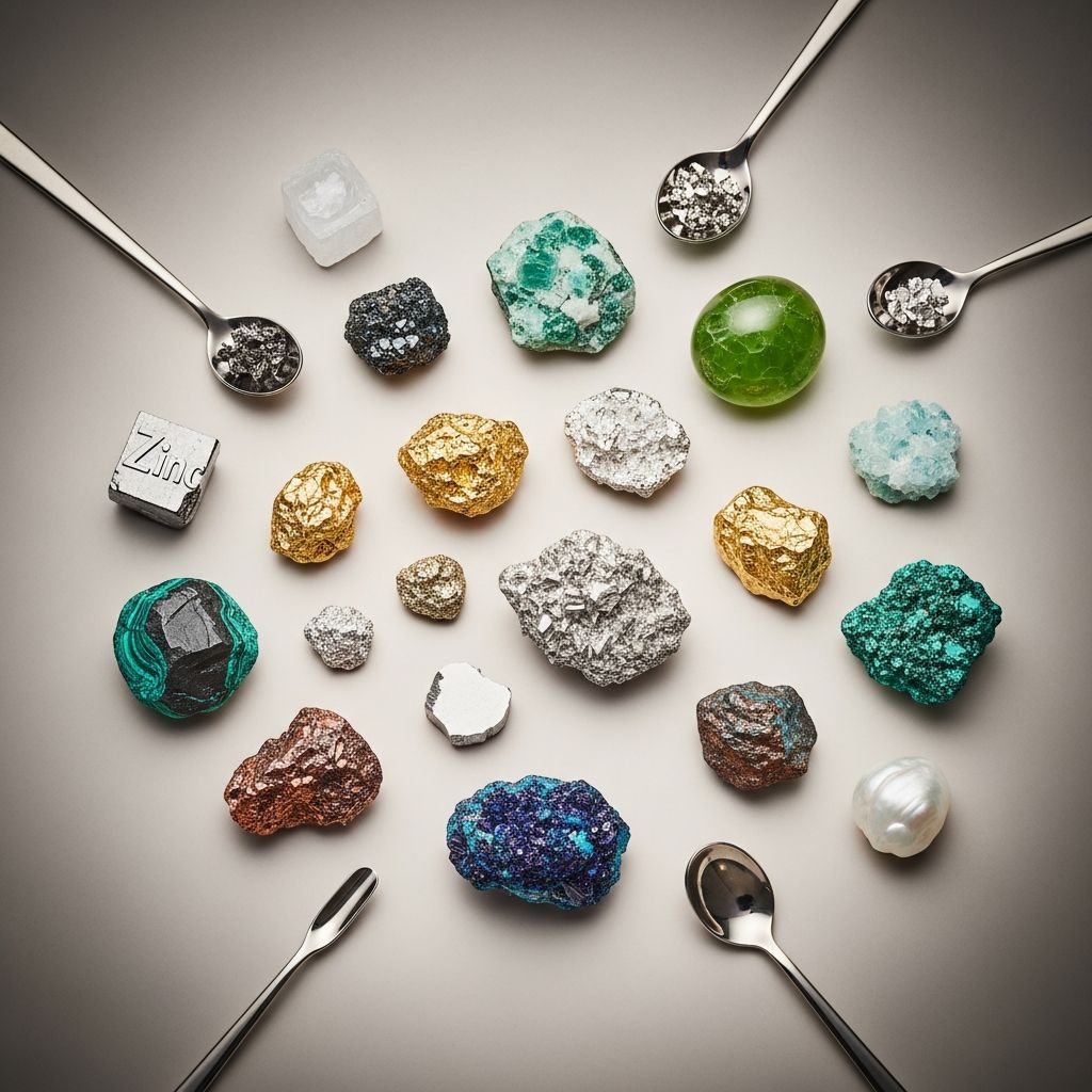 Precious Metals and Important Minerals for Health Essential trace minerals and metals your body needs for optimal health and wellness.
